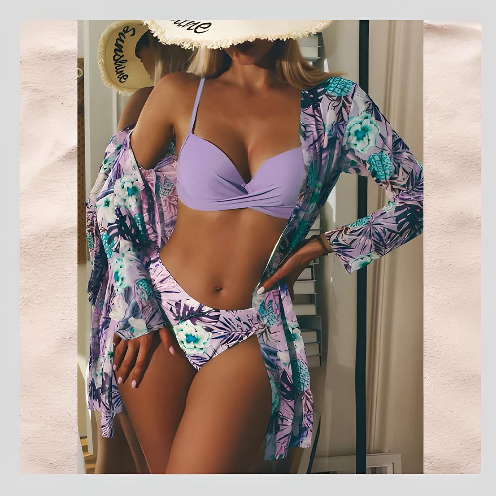 Charlie-quebec™ - Ensemble de bikini 3 en 1