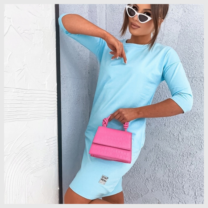 Robe Chic Manches 3/4 – L’Élégance Fonctionnelle