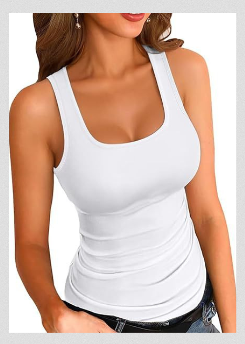 Pack 3 Débardeurs Sport Femme – Extra Long & Dos U