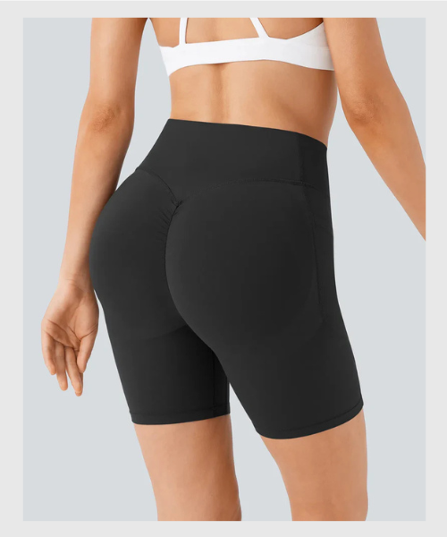 Charlie-quebec™ – Short d’Entraînement Gainant Taille Haute