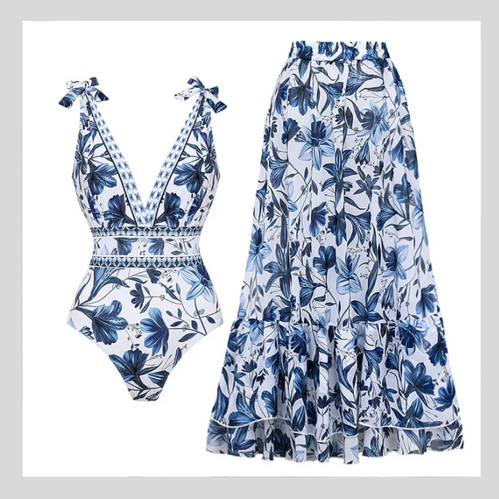 Ensemble Bikini & Jupe – Esprit Tropical