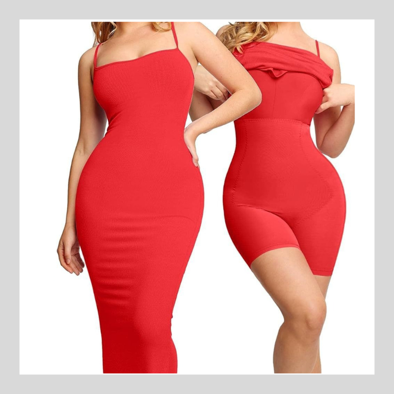 Robe Charlie-quebec™ – Silhouette Sculptée & Gaine Intégrée