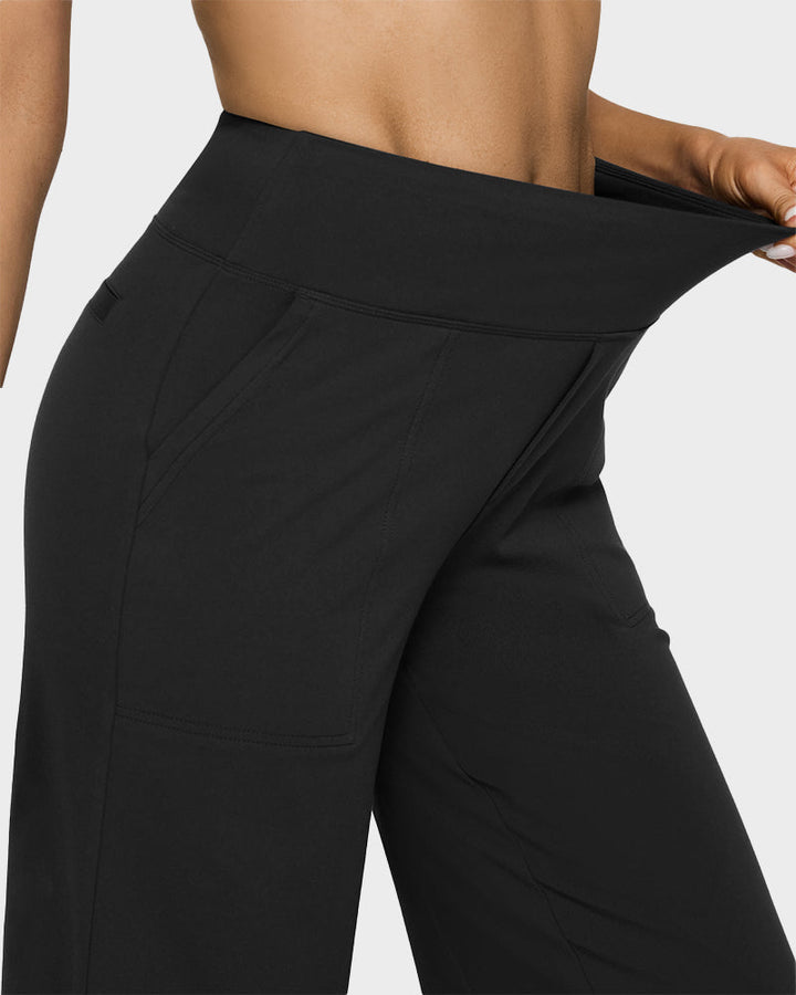 Charlie-quebec™ – Pantalon Large Taille Haute Confort Chic