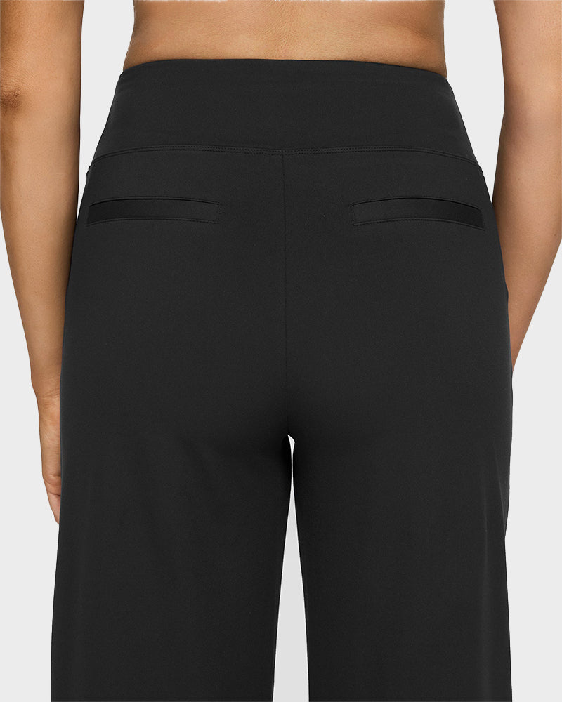 Charlie-quebec™ – Pantalon Large Taille Haute Confort Chic