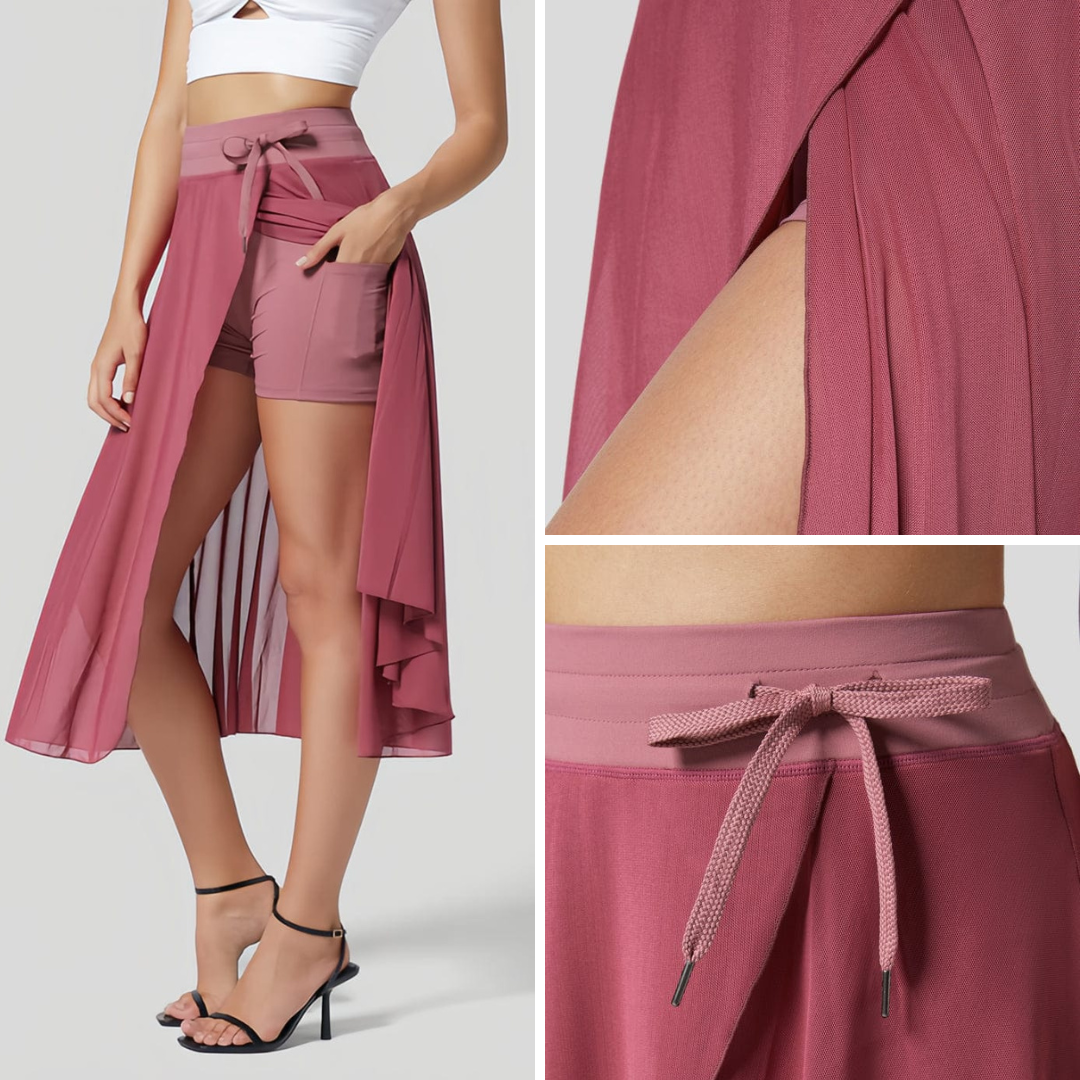 Jupe Short Taille Haute – Confort Actif