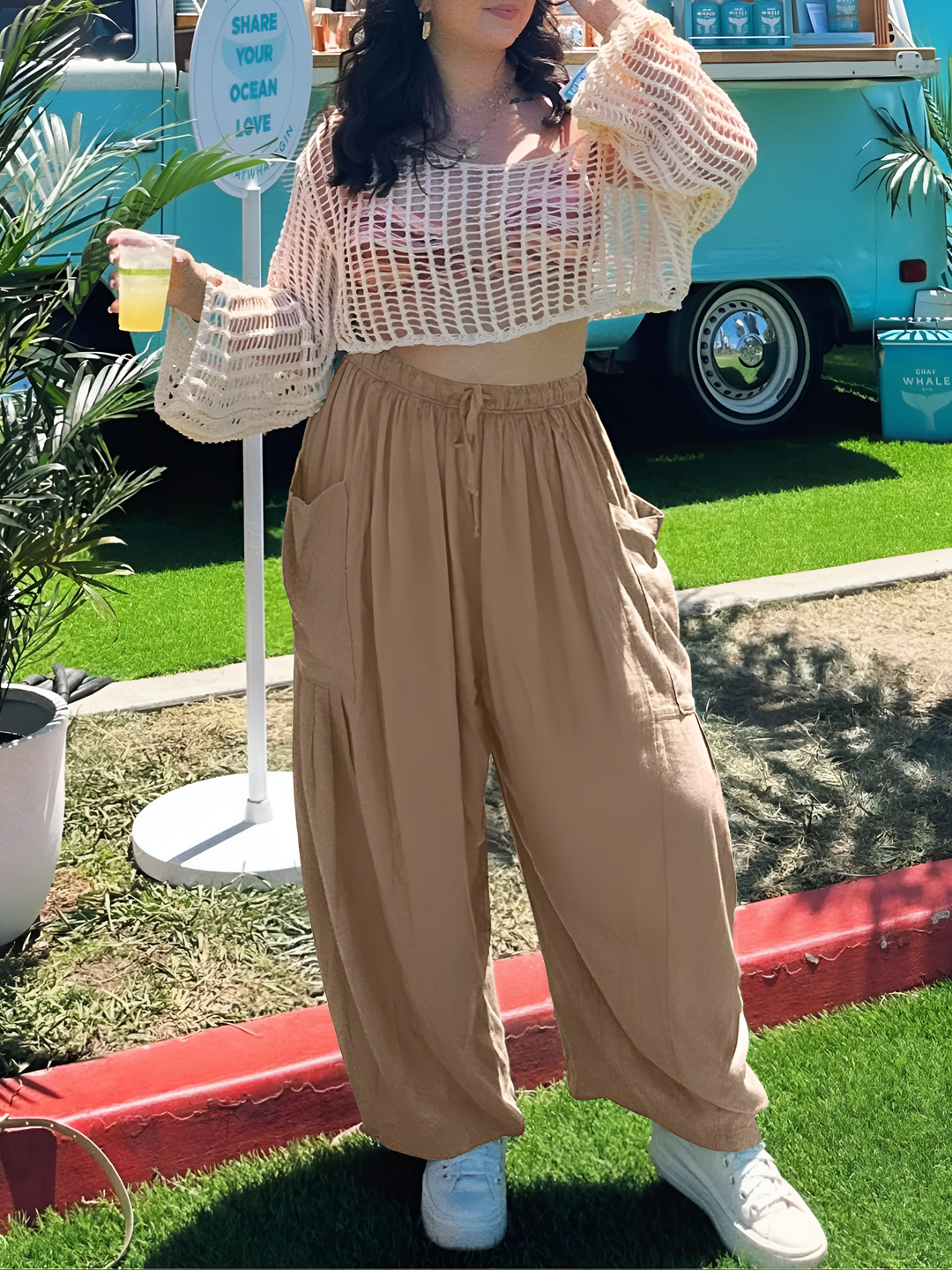 Pantalon Lin Large – Confort & Légèreté