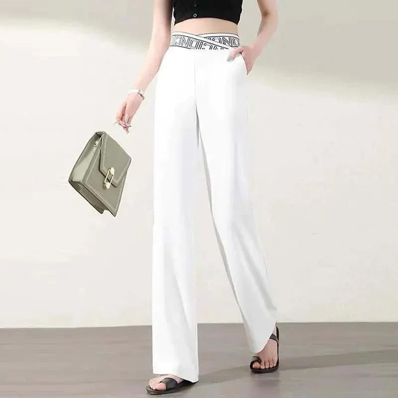 Pantalon Fluide Droit – Stretch Confort