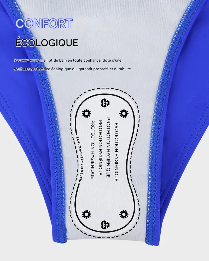 Charlie-quebec™ – Bikini Taille Haute Confort & Silhouette Sublimée