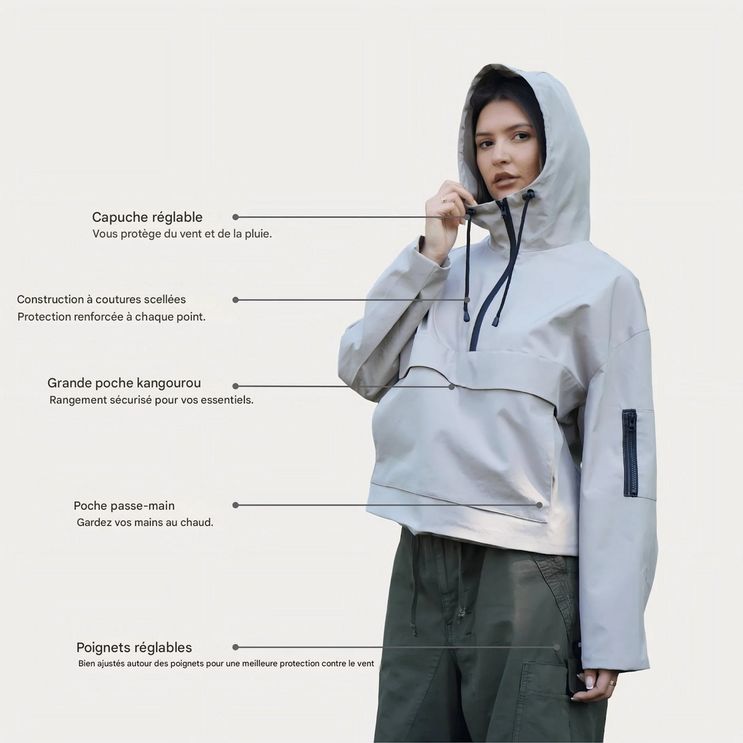 Charlie-quebec™ – Veste Imperméable et Coupe-Vent Élégante