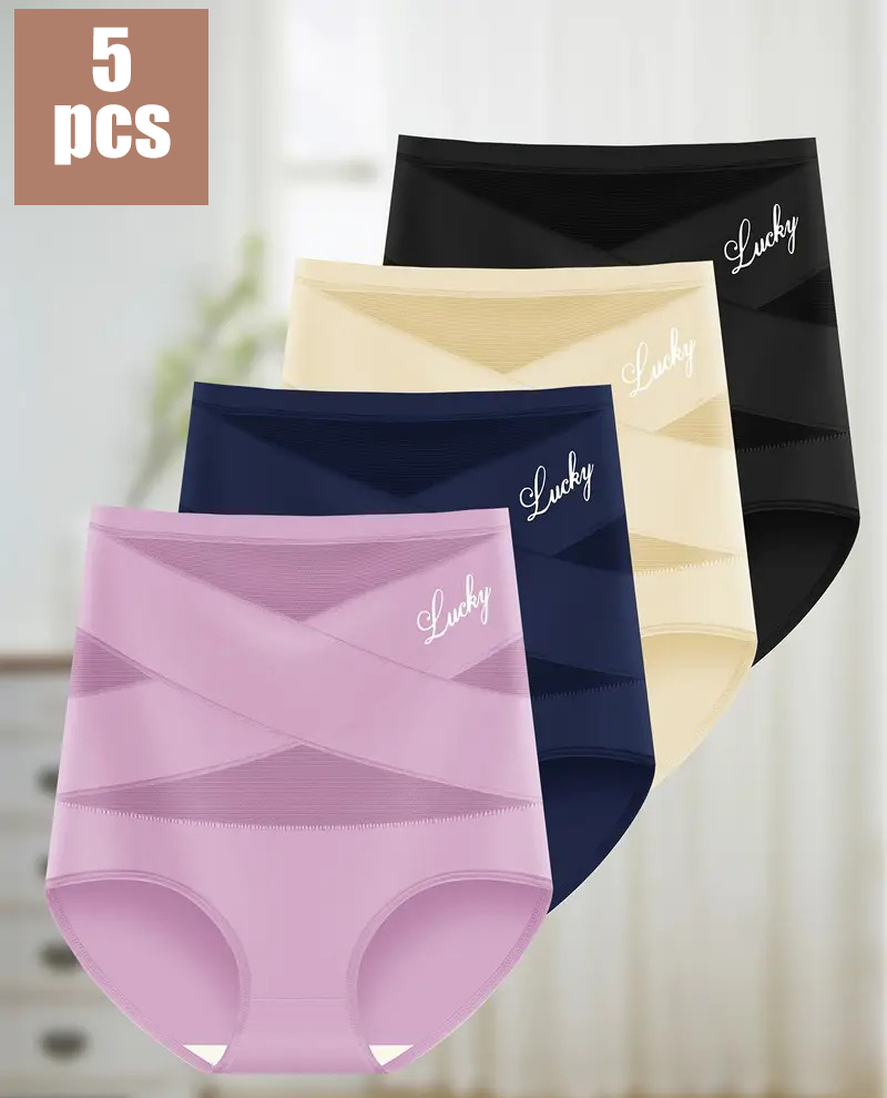Charlie-quebec™ – Pack 5 Culottes Gainantes Taille Haute