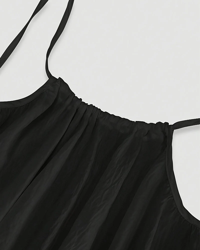 Robe Maxi Dos Ajustable – Confort Libre & Style Décontracté