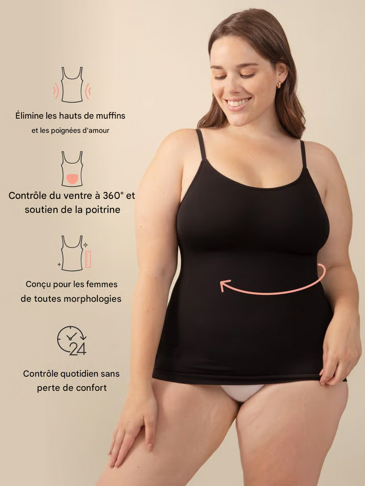 Débardeur Shaper 3-en-1 – Gainant & Soutien-Gorge Intégré
