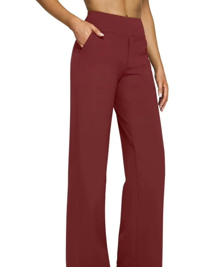 Charlie-quebec™ – Pantalon Large Taille Haute Confort Chic