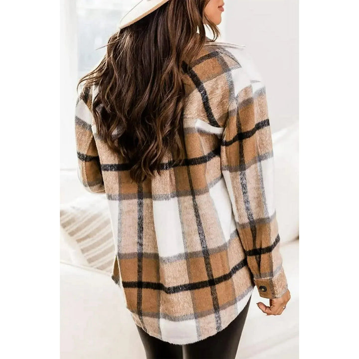Charlie-quebec™ – Veste Shacket en Flanelle à Carreaux
