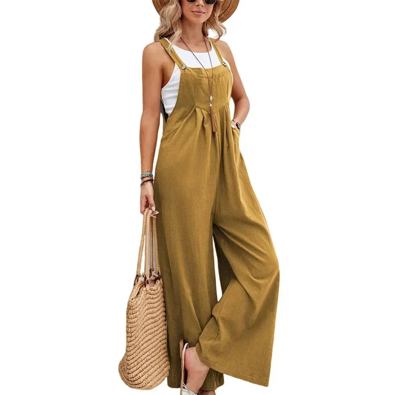 Pantalon à Bretelles – Style Casual