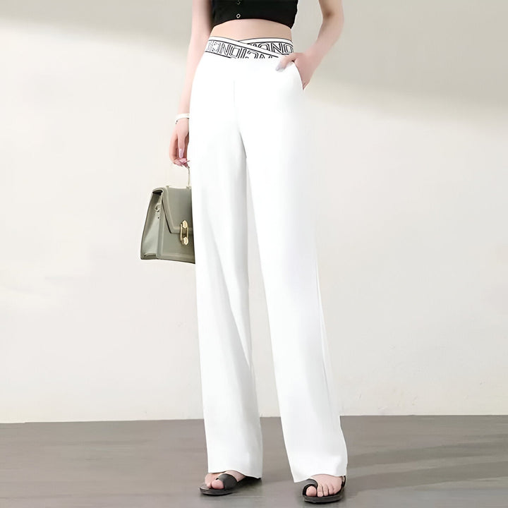 Pantalon Fluide Droit – Stretch Confort