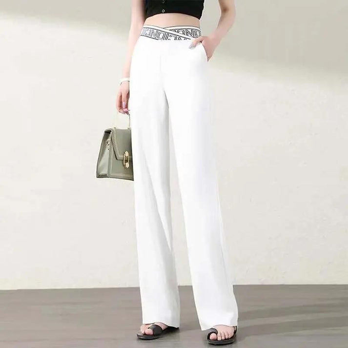 Pantalon Fluide Droit – Stretch Confort