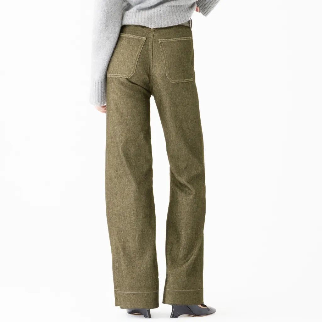 Pantalon Large Marinière – Style Chic