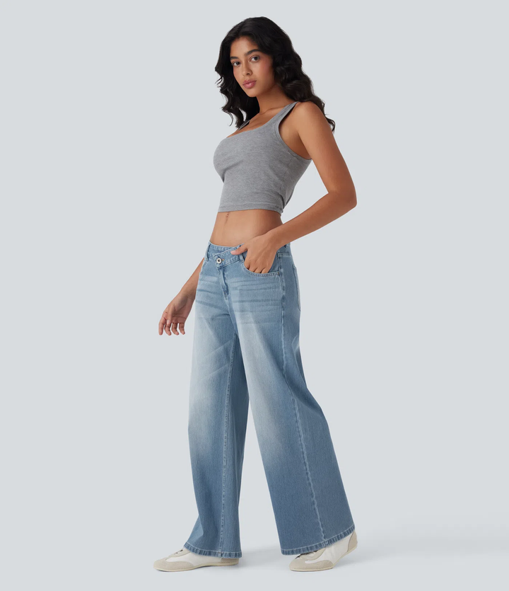 Jean Stretch Asymétrique – Coupe Moderne