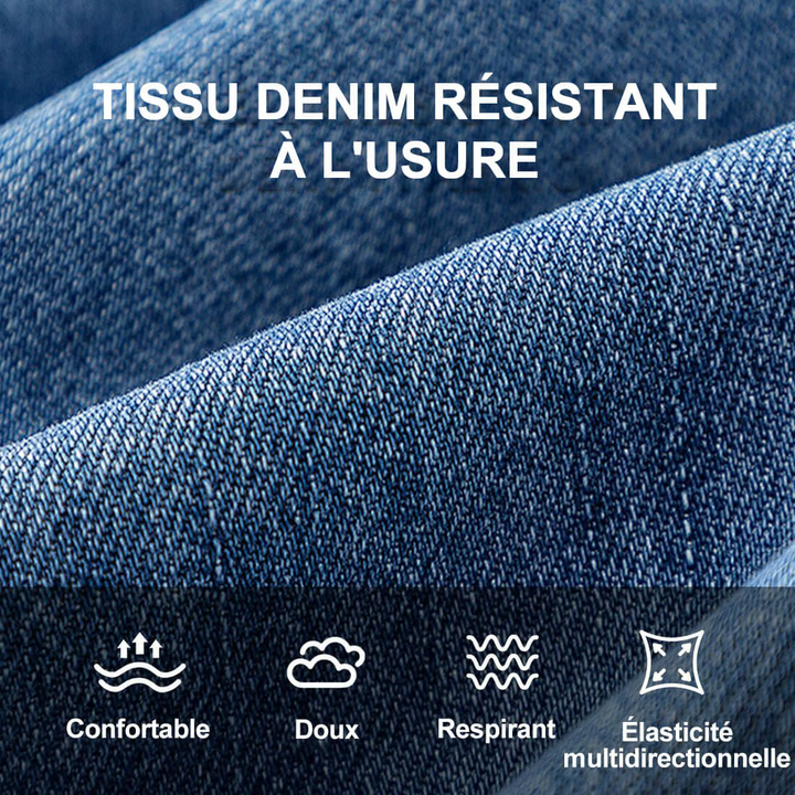 Jean Bootcut Taille Haute – Confort Extensible & Style Intemporel