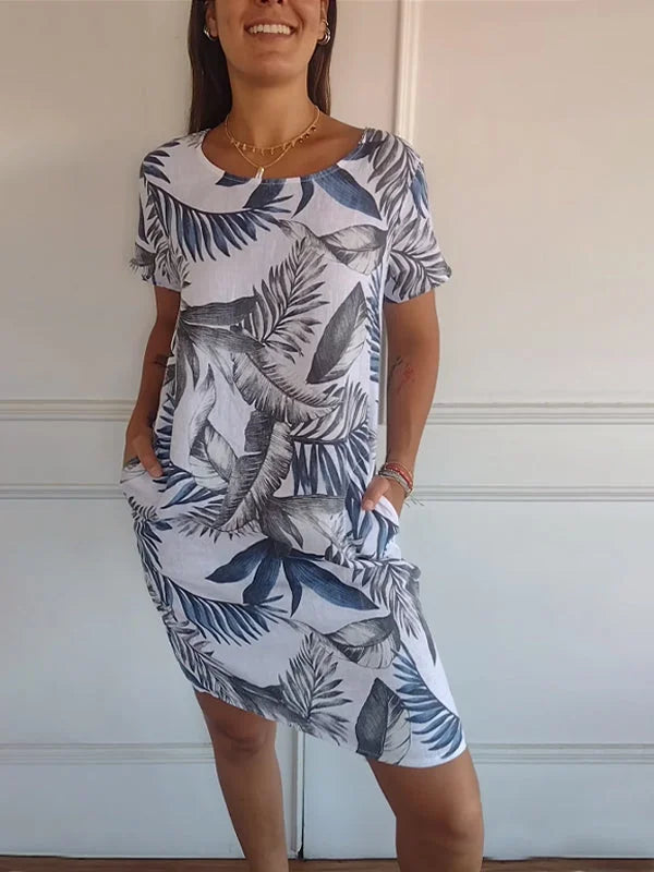 Robe Col Rond – L’Art du Chic Décontracté