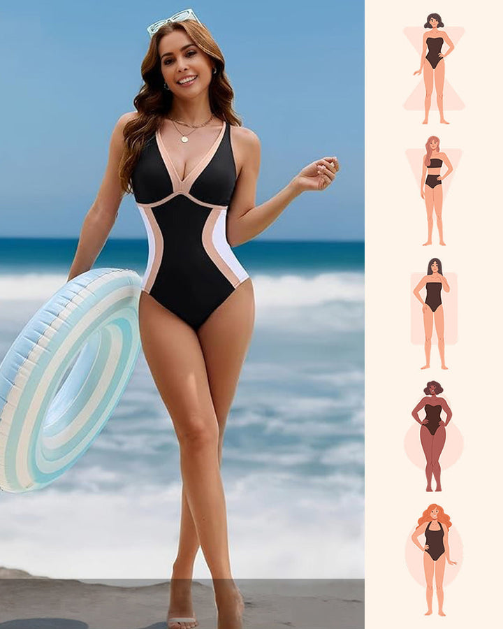 Charlie-quebec™ – Maillot 1 Pièce Gainant Sculptant