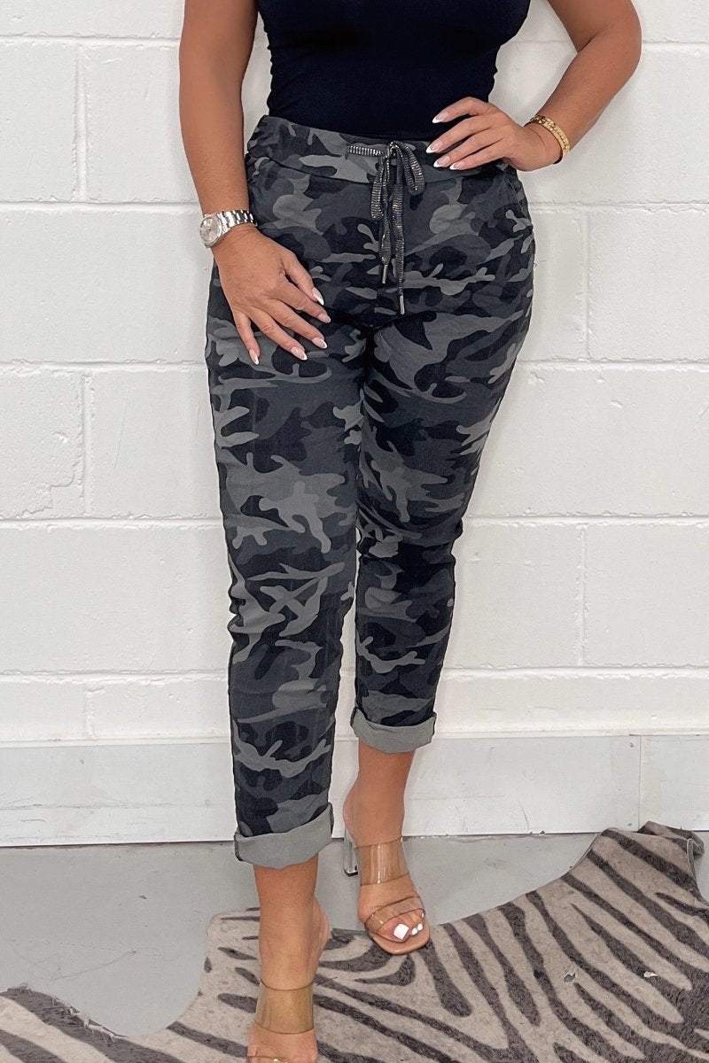 Louna - Pantalon de camouflage élégant