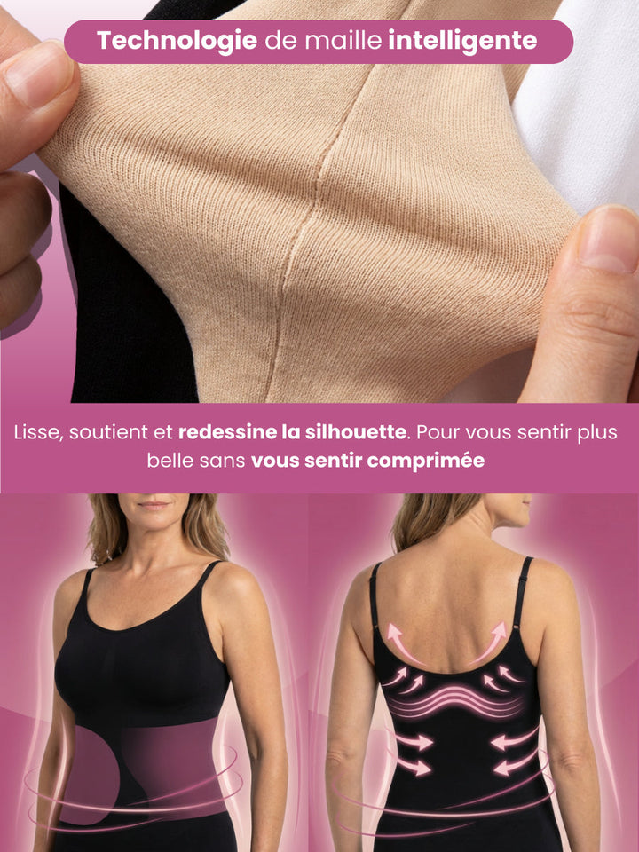 Charlie-quebec™ – Débardeur Gainant Confort & Maintien