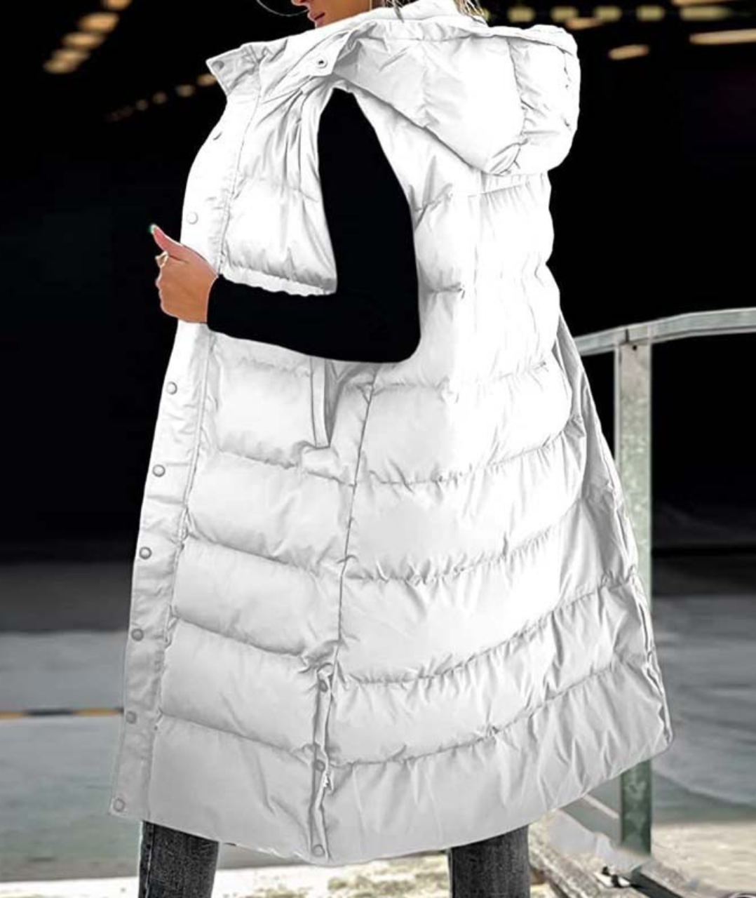 Charlie-quebec™ – Manteau Long Matelassé Élégance Hivernale