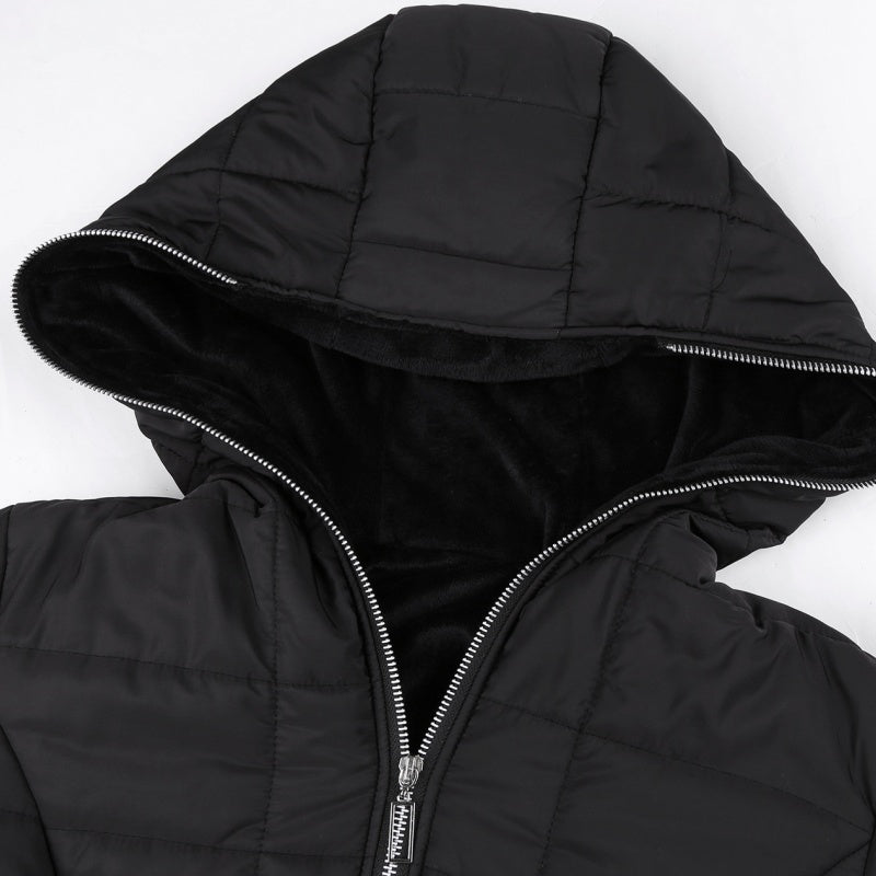 Charlie-quebec™ – Manteau Douillet à Capuche & Doublure Polaire